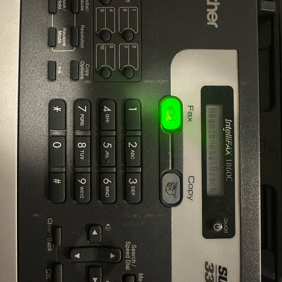 Brother Intellifax 1860C Fax/Copy/Printer Fax-1860C - Picture 2 of 3